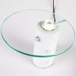 Lampa de masa designer marmura alb/negru Pier