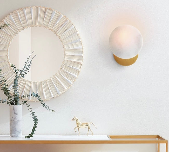 Aplica de design rotunda minimalista Nesa Terrazzo
