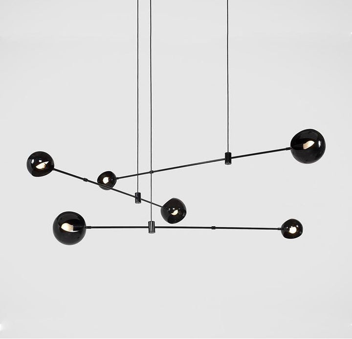 Lustra design neagra Boca Minimal