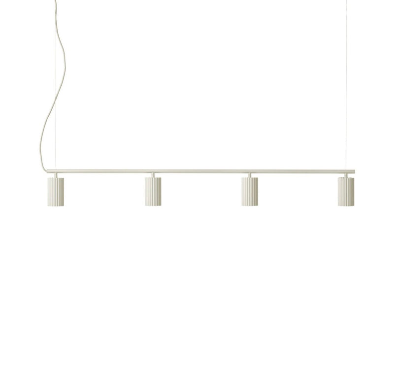 Lustra design liniara alba Elvo LED