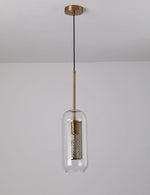 Corp de iluminat design pe cablu sticla/metal Milan