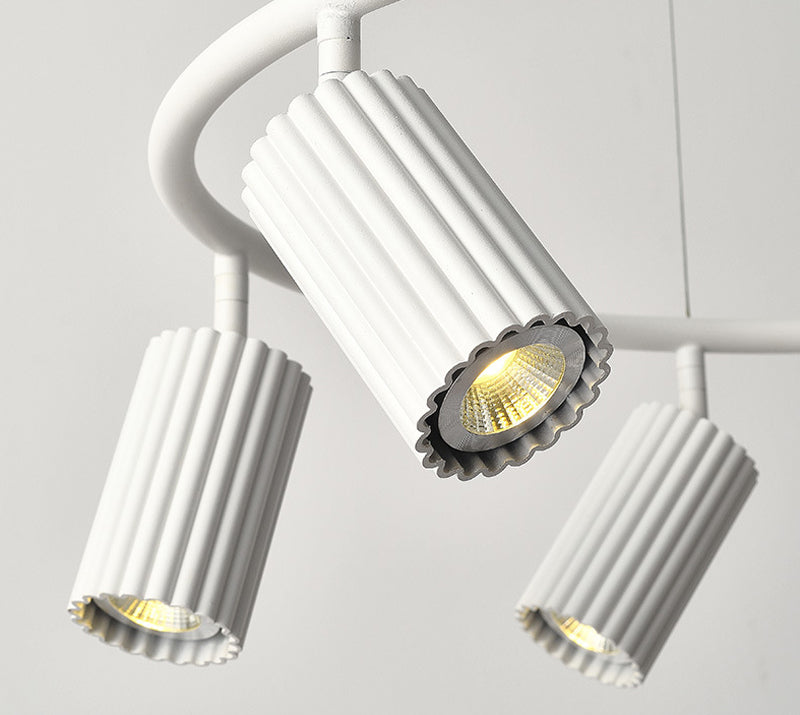 Lustra designer moderna cu 6 becuri LED Elvo