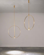 Corp de iluminat suspendat auriu suspendat Masio design