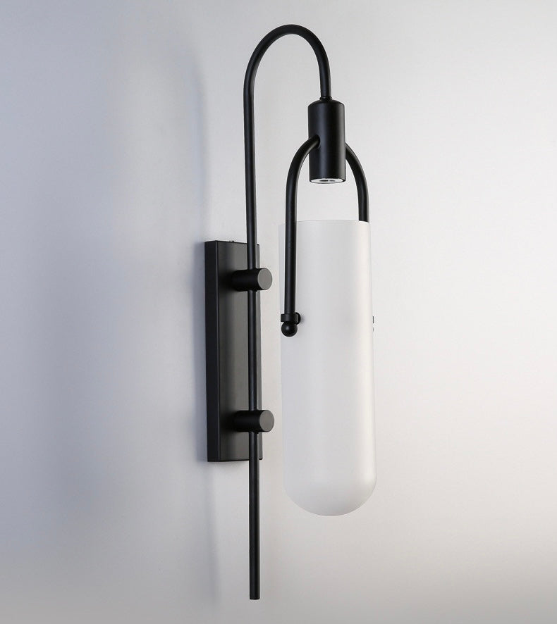 Lampa de perete neagra de design Vaulo