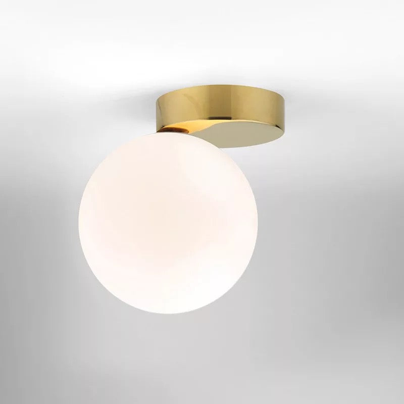 Plafoniera designer glob alb  Luuma