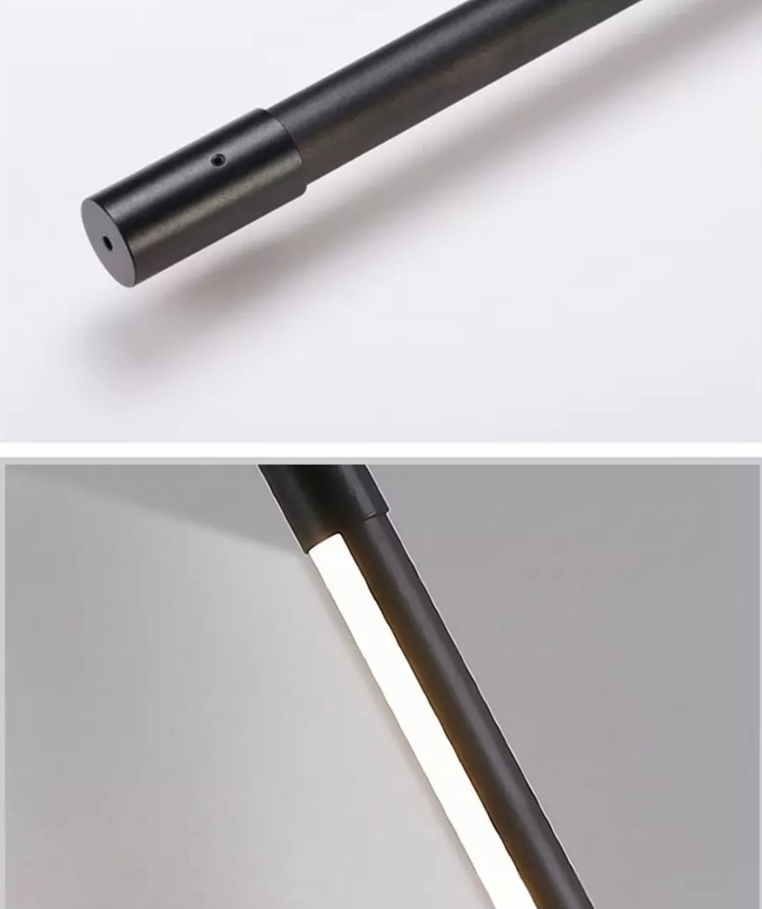 Lampa de podea neagra Minimal LED