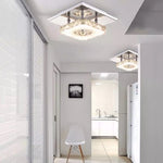 Plafoniera patrata cristal Lucia Led