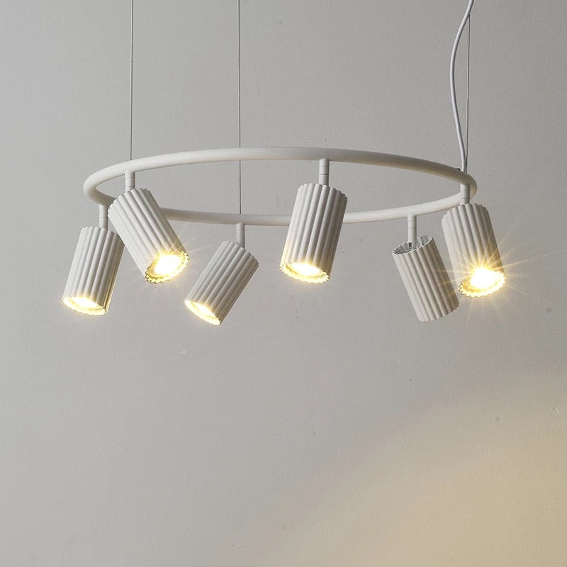 Lustra designer moderna cu 6 becuri LED Elvo